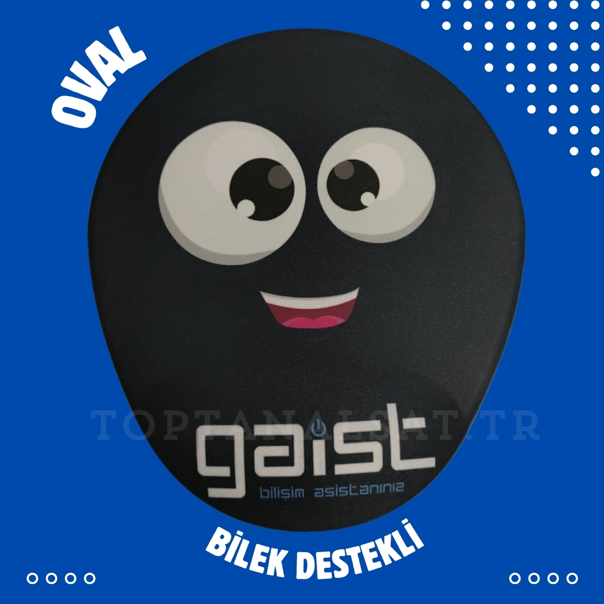 Logo Baskılı Mouse Pad Oval: Kurumsal Kimliğinizi Yansıtan Özel Üretim - Görsel 3