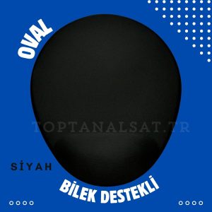 Toptan Oval Bilek Destekli Mouse Pad, Tüm Renklerde Baskı Yapılır