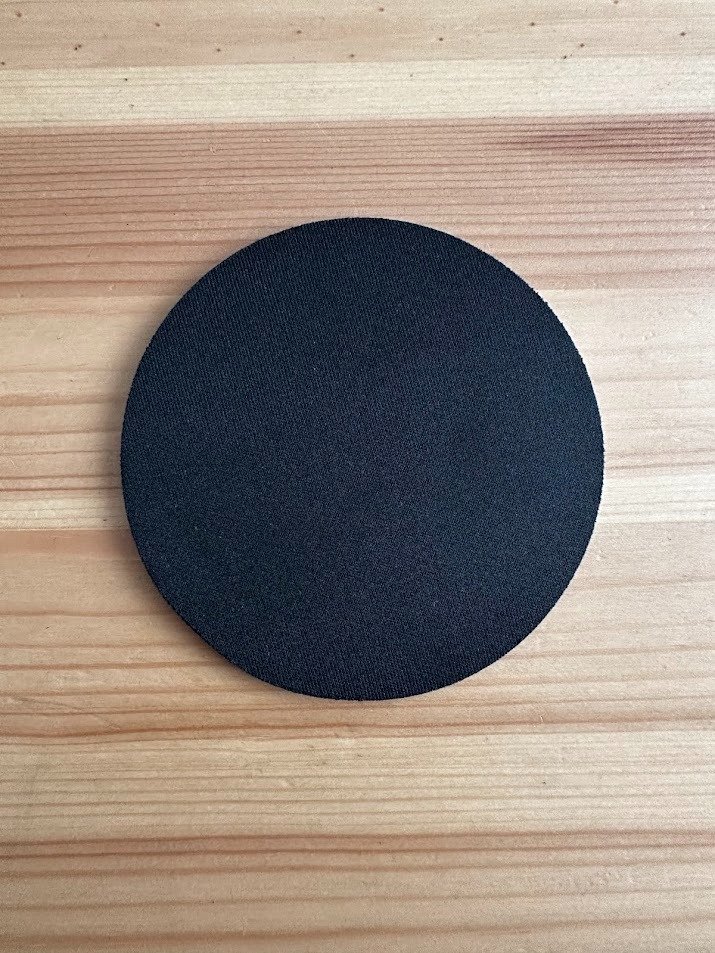 Kumaş Siyah Bardak Altlığı Toptan Satış - Sünger Bardak Altlığı - Görsel 3